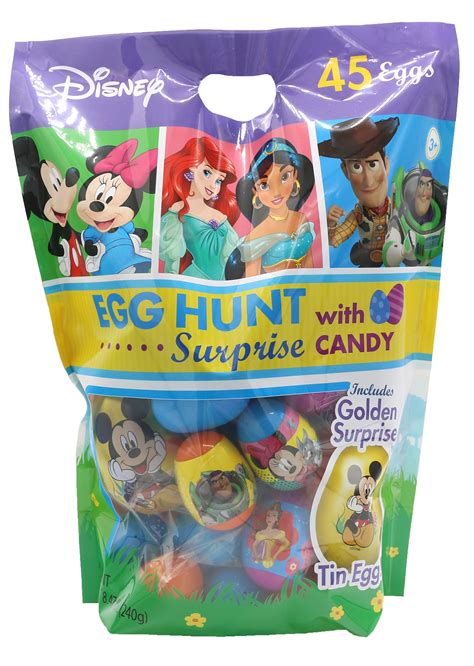 Disney Giant Easter Egg Hunt Surprise, 45ct - Walmart.com