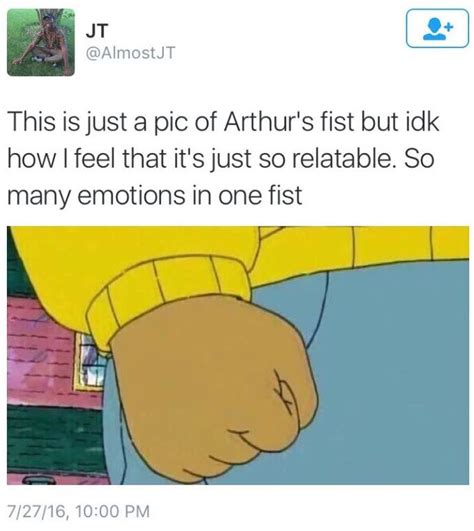 Arthur's Fist | Know Your Meme