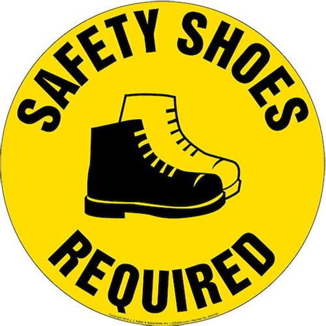 Safety Shoes Required Sign