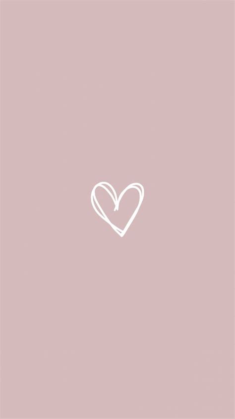 🔥 Free download Aesthetic minimalist heart wallpaper Simple phone wallpapers [675x1200] for your ...