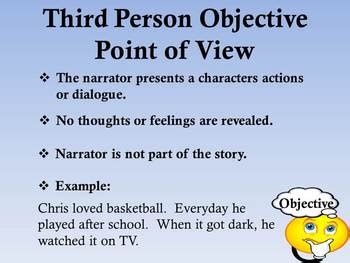 Third Person Point of View Presentation by Jennifer Gent | TpT