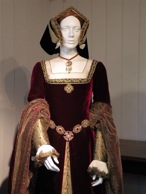 Tudor costume displayed at Sudeley castle, Winchcombe, from Dr David ...