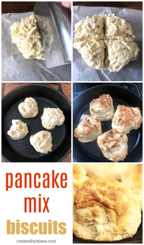 Pancake Mix Biscuits | Created by Diane