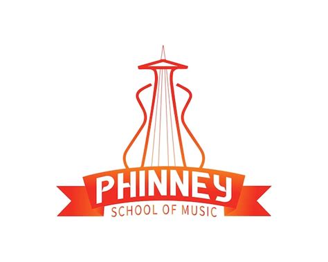 Premium Vector | Music school logo design