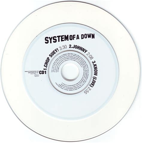 System Of A Down - Chop Suey! (2001, CD1, CD) | Discogs