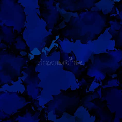 Dark Blue Watercolor Texture Background. Stock Vector - Illustration of ...