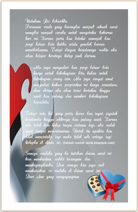 Surat Cinta Romantis untuk Cowok