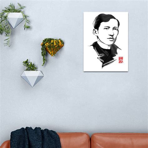 Sumi-e Series - Pinoy Hero - Jose Rizal Metal Print by pinoytee | Metal prints, Jose rizal ...