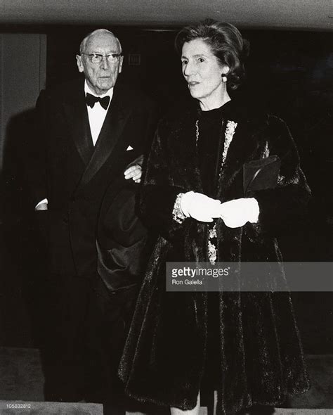 Janet Auchincloss and Hugh Auchincloss during Opening of the Hall of ...