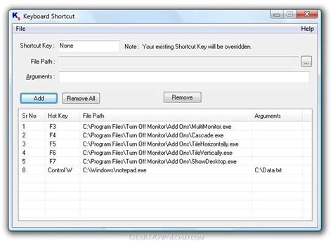 Keyboard Shortcut Download - keyboard-shortcut.exe
