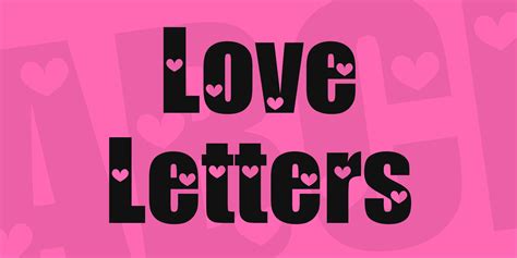 Love Letters Font · 1001 Fonts | Lettering fonts, Romantic fonts, Love ...