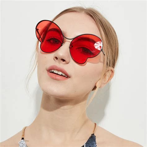 mimiyou Wrap Butterfly Frame Sunglasses Women Cool Eyewear Vintage ...