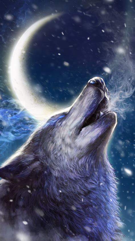 🔥 Free download Howling wolf live wallpaper Android live wallpapers from [1620x2880] for your ...