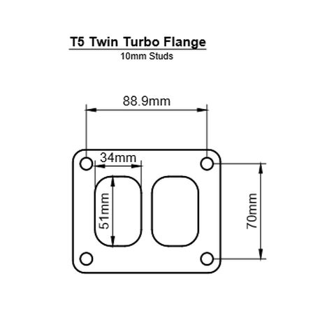 Turbo Flange Chart - Turbo Flange Size Chart | Sinco Customs