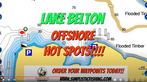 Lake Belton - Off Shore Hot Spots Explained - Find the Bass Fast! - YouTube