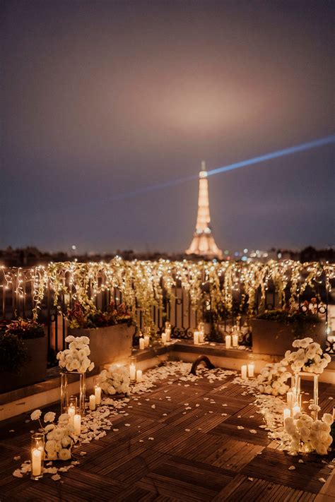 Amazing Paris Proposal At The Peninsula Paris Rooftop