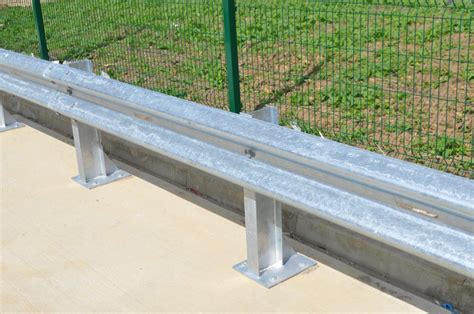 Armco Barrier - Corrugated Steel Safety Crash Barrier System ...