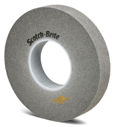 SCOTCH-BRITE Convolute Wheel: 2 in Wd, Silicon Carbide, 5 in Arbor Hole ...