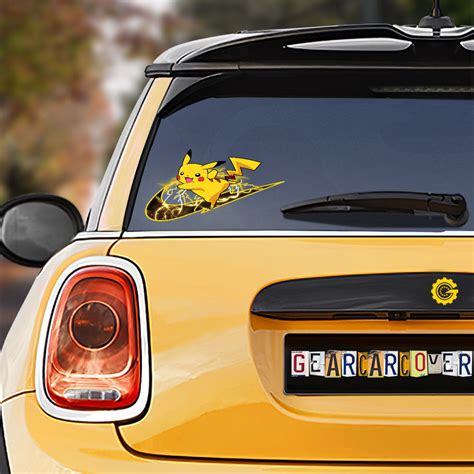 Pikachu Car Sticker Custom Anime