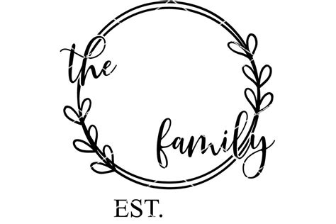 Family Last Name / Monogram SVG - So Fontsy