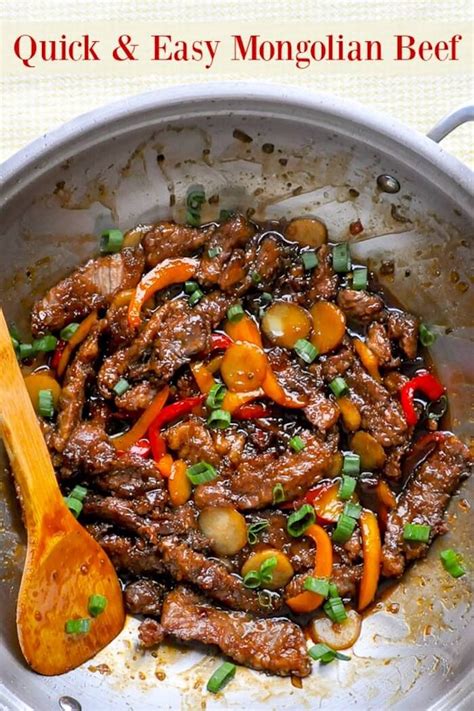 Mongolian Beef. A quick easy recipe 4 a take out favourite at home ...