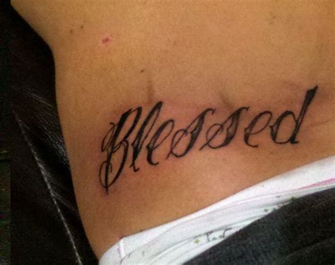 Blessed Tattoos Designs, Ideas and Meaning | Tattoos For You