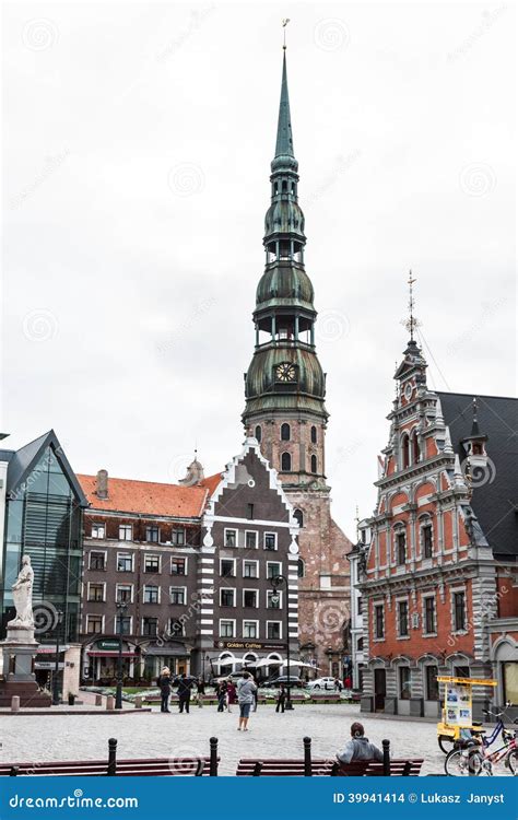 Riga - Capital of Latvia. Old City, Editorial Stock Image - Image of ...