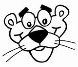 Pink Panther Face coloring Page  Download Print Or Color Online For Free sketch template