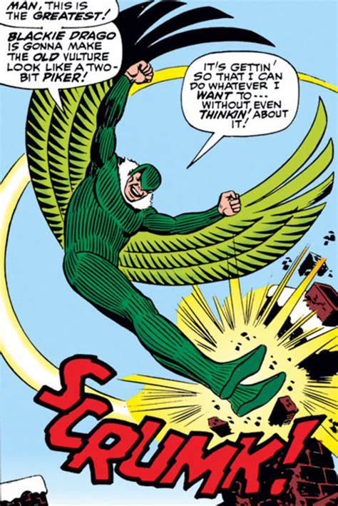 Vulture II - Marvel Comics - Spider-Man enemy - Blackie Drago - Profile - Writeups.org