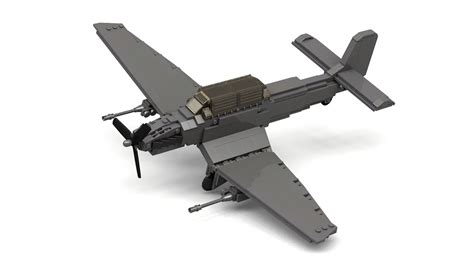 Lego WWII Ju 87 Stuka Dive Bomber Instructions - YouTube