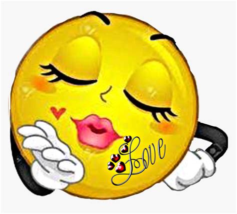 #love #kiss #emoji - Big Kiss Emoji, HD Png Download , Transparent Png Image - PNGitem