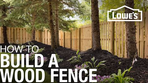 How to build a fence youtube - Builders Villa