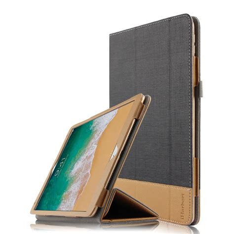 Stand Case for iPad Pro 10.5, iHarbort PU Leather Smart Cover for iPad ...