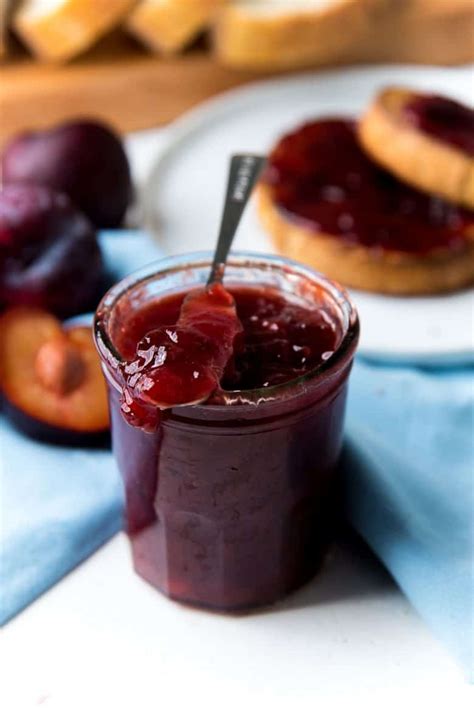 Spiced Plum Jam (No pectin, No peel) - The Flavor Bender