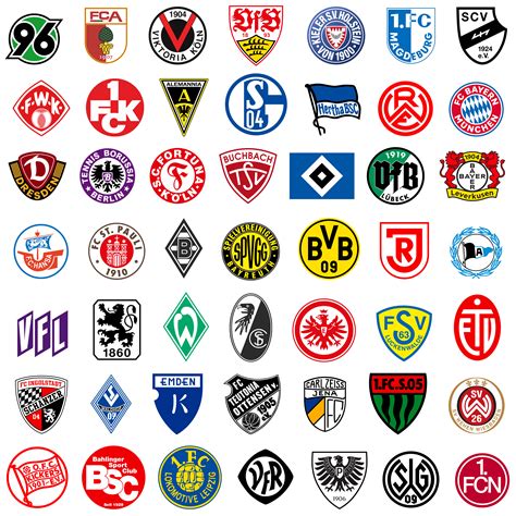 Crests of German Football Clubs : r/Design