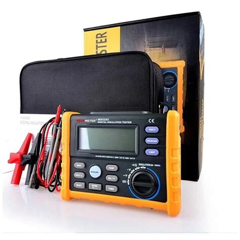 MS5203 insulation resistance meters digital megger meter earth impedance tester megohmmeter ...