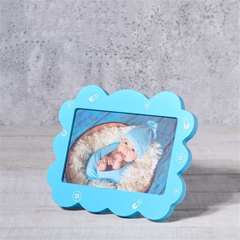 Birbaby Blue Baby Picture Frame – baby gifts