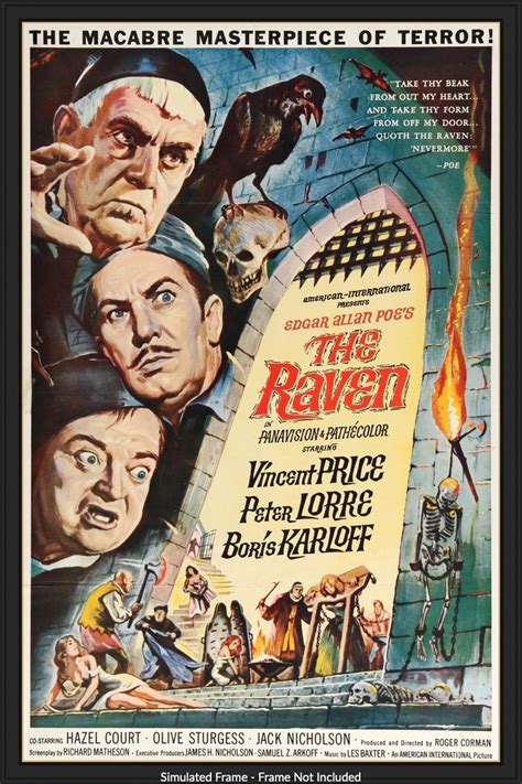 The Raven (1963) poster | Horror movie posters, Movie posters vintage, Movie posters