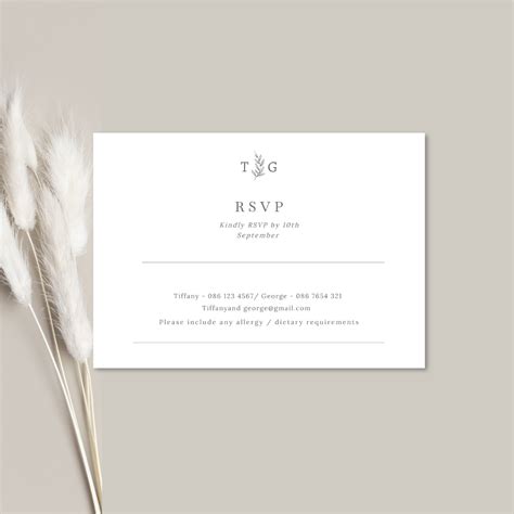 Wedding RSVP Cards - The Bramberry - TheAisle.ie | Premium Wedding ...