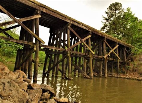 Wooden Railroad Trestle Bridge by Dennis Morgan on Capture Arkansas // Along the Arkansas River ...