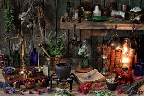 Herbalist's Workshop | Witch cottage, Witch, Witchcraft