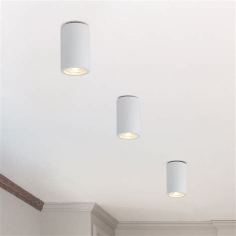 GYPSUM CYLINDER FLUSH CEILING LIGHT - Ledlam Lighting