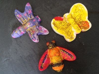 plaster of paris animals, bugs, homemade plaster objects, kids craft Pottery Crafts, Clay ...