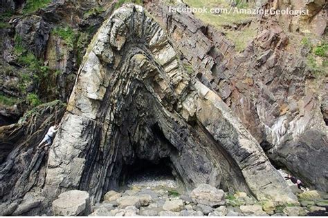 Anticline fold | Pembrokeshire, Geology, South wales