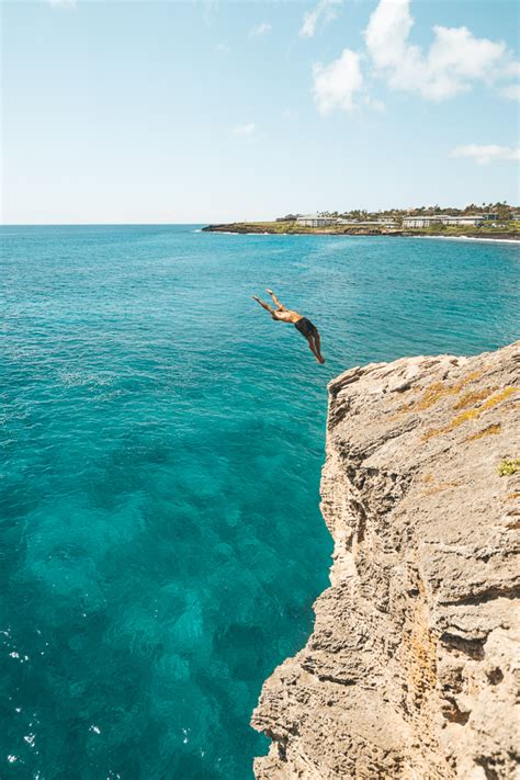 Shipwreck Beach On Kauai, Hawaii: Cliff Jump & Coastal Trail