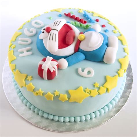 Doraemon Cake (I love this blog). | Doraemon cake, Fondant cakes kids, Cake