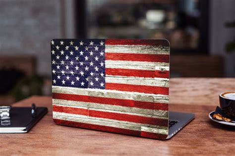 Flag USA Laptop Skins Notebook HP Grunge Usa Flag Vinyl Decal | Etsy