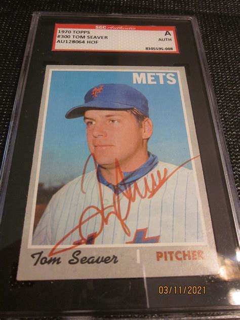 Tom Seaver Autographed Card | Sportscards Plus