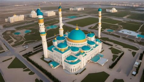 Premium AI Image | Nursultan astana kazakhstan the hazrat sultan mosque ...