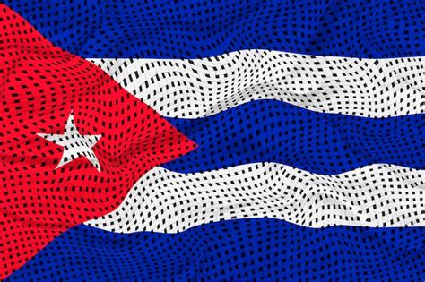 Premium Photo | National flag of cuba background with flag of cuba